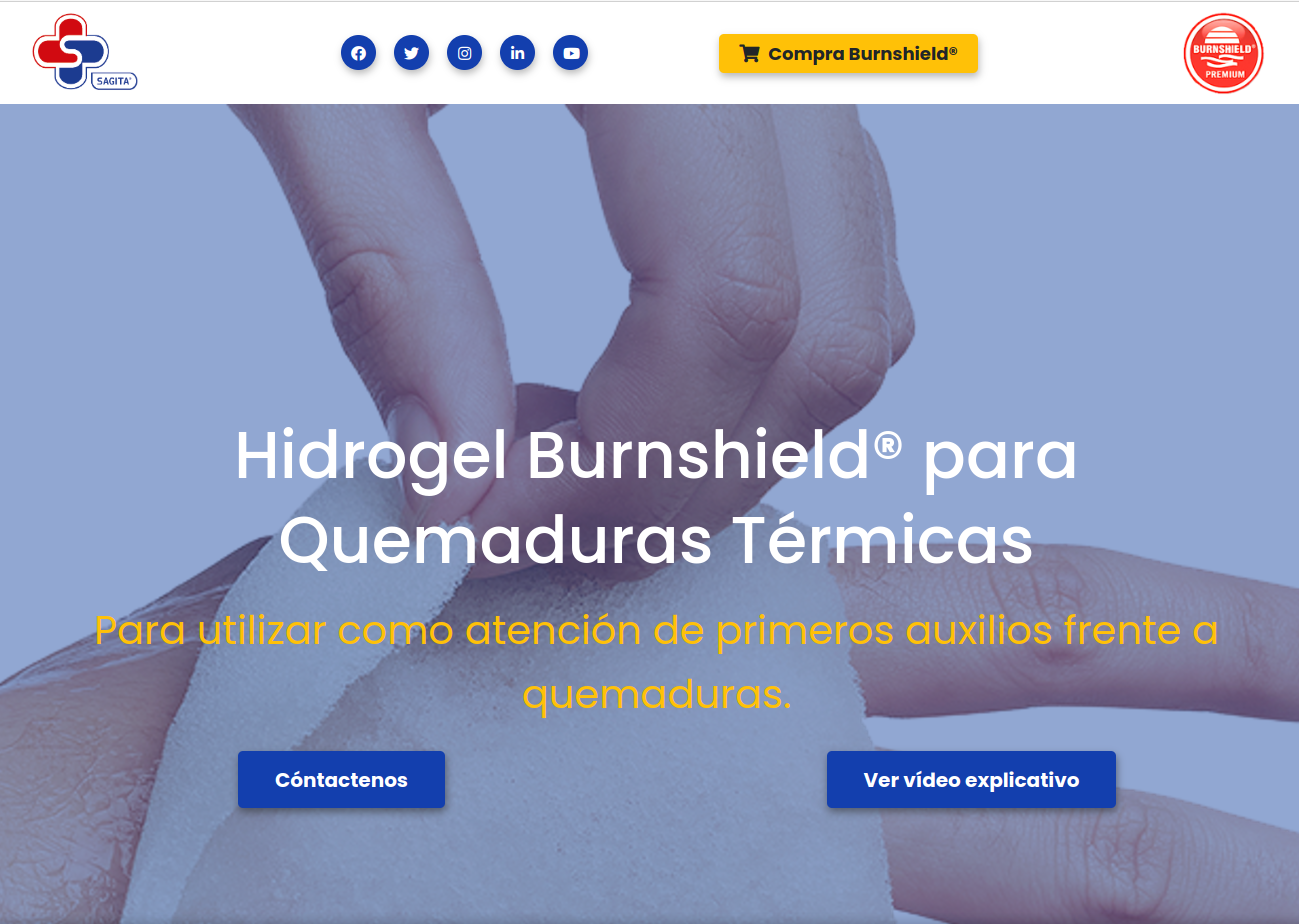 quemadura termica burnshield